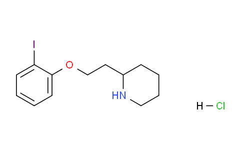 CAS No. 1219982-69-0, 2-(2-(2-Iodophenoxy)ethyl)piperidine hydrochloride
