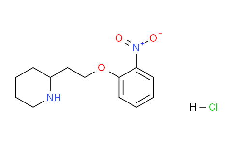 CAS No. 1219982-53-2, 2-(2-(2-Nitrophenoxy)ethyl)piperidine hydrochloride
