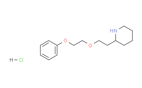 CAS No. 1220030-05-6, 2-(2-(2-Phenoxyethoxy)ethyl)piperidine hydrochloride