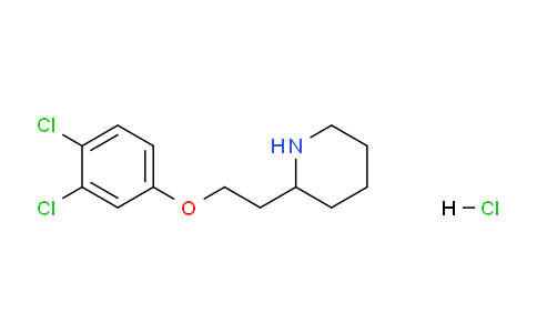 CAS No. 152009-38-6, 2-(2-(3,4-Dichlorophenoxy)ethyl)piperidine hydrochloride
