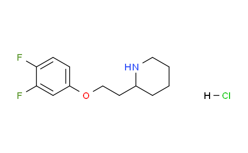 CAS No. 1220032-32-5, 2-(2-(3,4-Difluorophenoxy)ethyl)piperidine hydrochloride