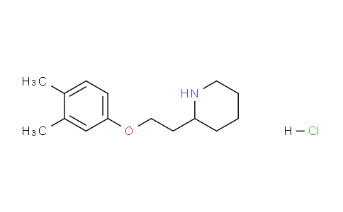 CAS No. 1219949-41-3, 2-(2-(3,4-Dimethylphenoxy)ethyl)piperidine hydrochloride