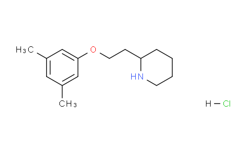 CAS No. 1219961-03-1, 2-(2-(3,5-Dimethylphenoxy)ethyl)piperidine hydrochloride