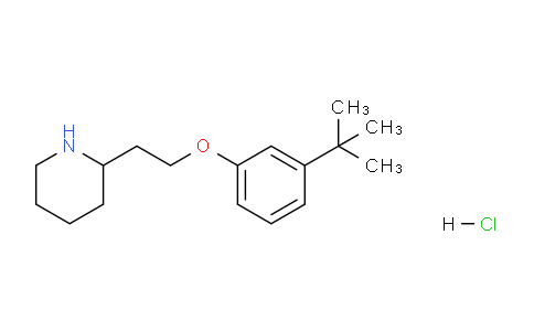 CAS No. 1219980-85-4, 2-(2-(3-(tert-Butyl)phenoxy)ethyl)piperidine hydrochloride