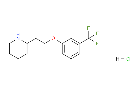 CAS No. 72834-22-1, 2-(2-(3-(Trifluoromethyl)phenoxy)ethyl)piperidine hydrochloride