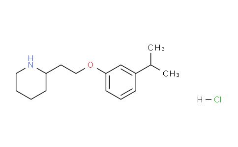 CAS No. 1219982-57-6, 2-(2-(3-Isopropylphenoxy)ethyl)piperidine hydrochloride