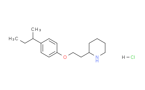 CAS No. 1220016-45-4, 2-(2-(4-(sec-Butyl)phenoxy)ethyl)piperidine hydrochloride