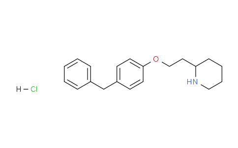 CAS No. 152009-32-0, 2-(2-(4-Benzylphenoxy)ethyl)piperidine hydrochloride