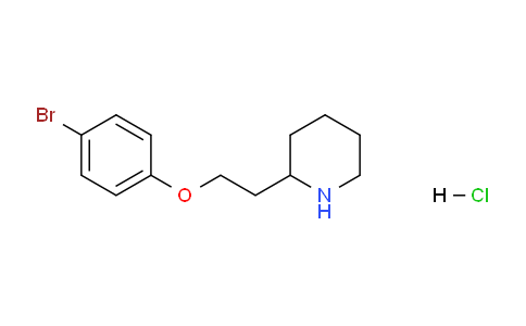 CAS No. 1220032-05-2, 2-(2-(4-Bromophenoxy)ethyl)piperidine hydrochloride