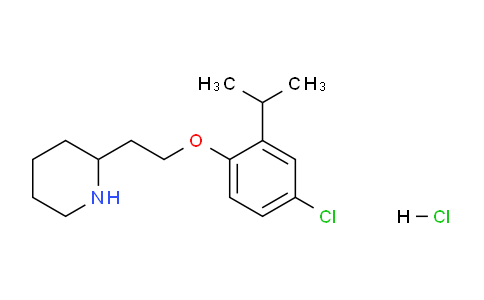 CAS No. 1219967-68-6, 2-(2-(4-Chloro-2-isopropylphenoxy)ethyl)piperidine hydrochloride