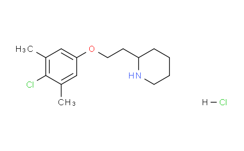 CAS No. 1219961-09-7, 2-(2-(4-Chloro-3,5-dimethylphenoxy)ethyl)piperidine hydrochloride
