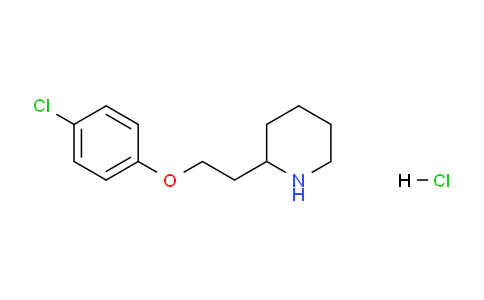 CAS No. 72834-31-2, 2-(2-(4-Chlorophenoxy)ethyl)piperidine hydrochloride