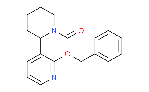 CAS No. 1352530-85-8, 2-(2-(Benzyloxy)pyridin-3-yl)piperidine-1-carbaldehyde