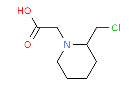 CAS No. 1353951-58-2, 2-(2-(Chloromethyl)piperidin-1-yl)acetic acid