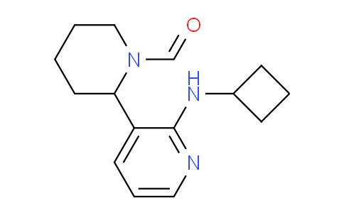 CAS No. 1352516-71-2, 2-(2-(Cyclobutylamino)pyridin-3-yl)piperidine-1-carbaldehyde