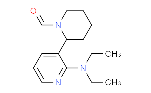 CAS No. 1352539-47-9, 2-(2-(Diethylamino)pyridin-3-yl)piperidine-1-carbaldehyde