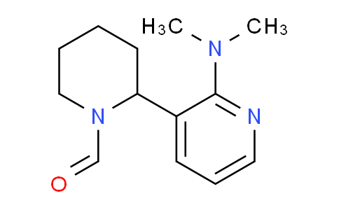 CAS No. 1352523-52-4, 2-(2-(Dimethylamino)pyridin-3-yl)piperidine-1-carbaldehyde
