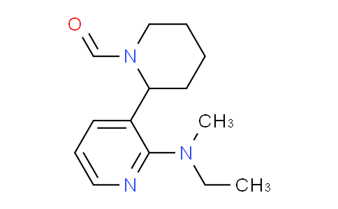 CAS No. 1352526-51-2, 2-(2-(Ethyl(methyl)amino)pyridin-3-yl)piperidine-1-carbaldehyde
