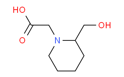 CAS No. 1228821-98-4, 2-(2-(Hydroxymethyl)piperidin-1-yl)acetic acid