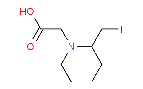 CAS No. 1353986-55-6, 2-(2-(Iodomethyl)piperidin-1-yl)acetic acid