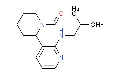 CAS No. 1352507-00-6, 2-(2-(Isobutylamino)pyridin-3-yl)piperidine-1-carbaldehyde
