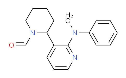 CAS No. 1352493-49-2, 2-(2-(Methyl(phenyl)amino)pyridin-3-yl)piperidine-1-carbaldehyde