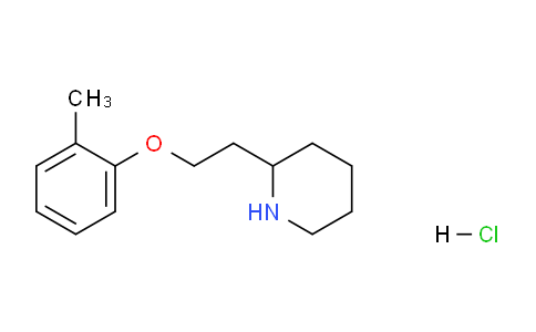 CAS No. 1219960-76-5, 2-(2-(o-Tolyloxy)ethyl)piperidine hydrochloride