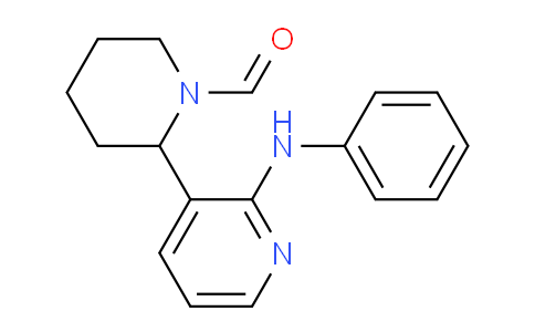 CAS No. 1352532-80-9, 2-(2-(Phenylamino)pyridin-3-yl)piperidine-1-carbaldehyde