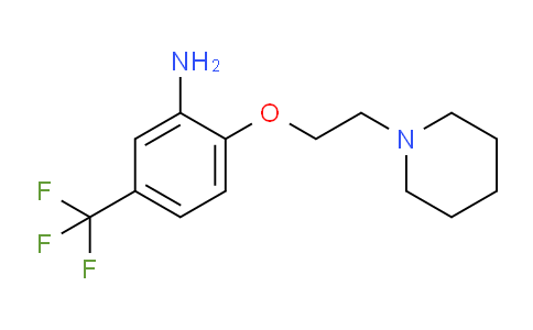 CAS No. 937596-92-4, 2-(2-(Piperidin-1-yl)ethoxy)-5-(trifluoromethyl)aniline