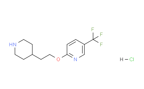 CAS No. 1220030-39-6, 2-(2-(Piperidin-4-yl)ethoxy)-5-(trifluoromethyl)pyridine hydrochloride