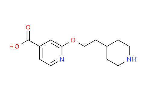 CAS No. 1706430-06-9, 2-(2-(Piperidin-4-yl)ethoxy)isonicotinic acid