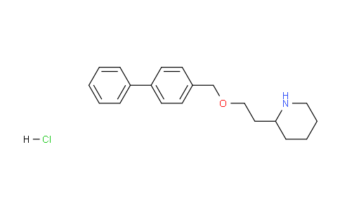 CAS No. 1219949-13-9, 2-(2-([1,1'-Biphenyl]-4-ylmethoxy)ethyl)piperidine hydrochloride