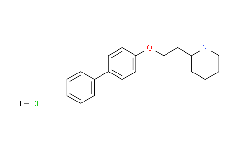 CAS No. 1219963-72-0, 2-(2-([1,1'-Biphenyl]-4-yloxy)ethyl)piperidine hydrochloride