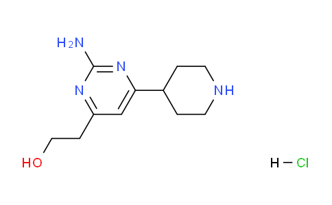 CAS No. 1316217-50-1, 2-(2-Amino-6-(piperidin-4-yl)pyrimidin-4-yl)ethanol hydrochloride
