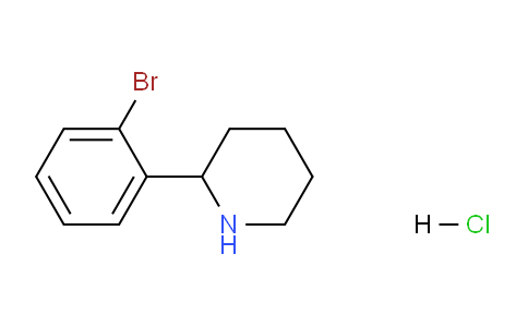 CAS No. 1177325-72-2, 2-(2-Bromophenyl)piperidine hydrochloride