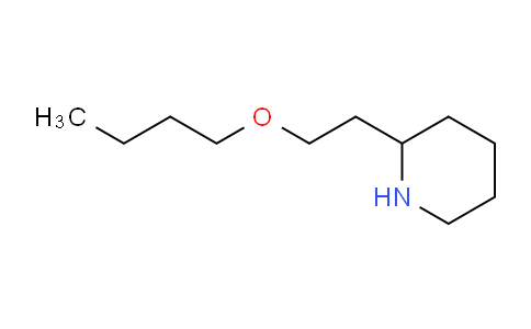 CAS No. 865075-22-5, 2-(2-Butoxyethyl)piperidine