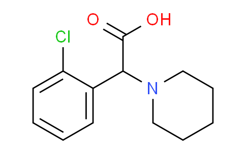 CAS No. 939756-57-7, 2-(2-Chlorophenyl)-2-(piperidin-1-yl)acetic acid