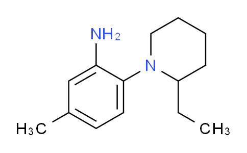 CAS No. 946684-77-1, 2-(2-Ethylpiperidin-1-yl)-5-methylaniline