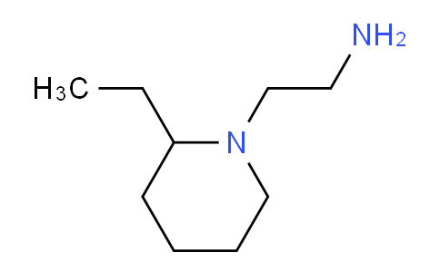 CAS No. 22014-04-6, 2-(2-Ethylpiperidin-1-yl)ethanamine