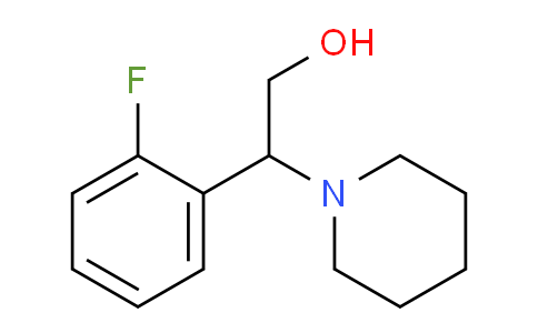 CAS No. 1225535-80-7, 2-(2-Fluorophenyl)-2-(piperidin-1-yl)ethanol