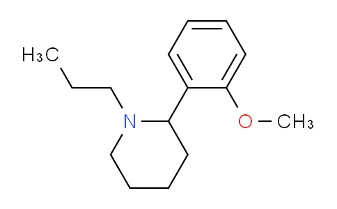 CAS No. 1355180-42-5, 2-(2-Methoxyphenyl)-1-propylpiperidine