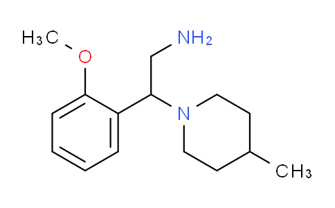 CAS No. 889939-85-9, 2-(2-Methoxyphenyl)-2-(4-methylpiperidin-1-yl)ethanamine