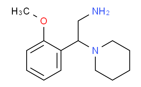 CAS No. 904805-93-2, 2-(2-Methoxyphenyl)-2-(piperidin-1-yl)ethanamine