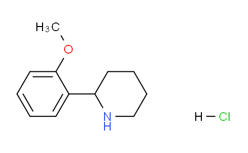 CAS No. 63359-32-0, 2-(2-Methoxyphenyl)piperidine hydrochloride