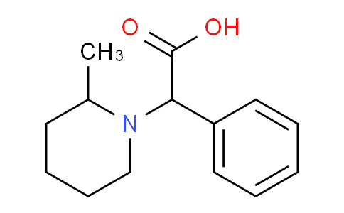 CAS No. 797770-97-9, 2-(2-Methylpiperidin-1-yl)-2-phenylacetic acid