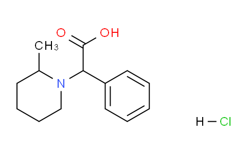 CAS No. 1036848-45-9, 2-(2-Methylpiperidin-1-yl)-2-phenylacetic acid hydrochloride