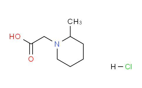CAS No. 1185304-80-6, 2-(2-Methylpiperidin-1-yl)acetic acid hydrochloride