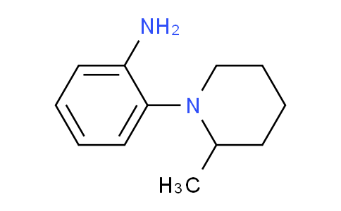 CAS No. 67150-20-3, 2-(2-Methylpiperidin-1-yl)aniline