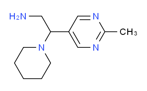 CAS No. 1601472-06-3, 2-(2-Methylpyrimidin-5-yl)-2-(piperidin-1-yl)ethanamine
