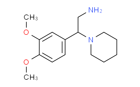 CAS No. 889939-57-5, 2-(3,4-Dimethoxyphenyl)-2-(piperidin-1-yl)ethanamine